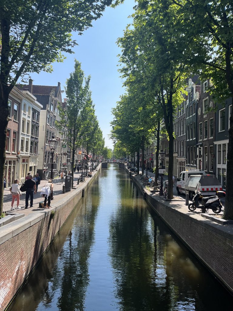 Interrailing around Europe - Amsterdam canals